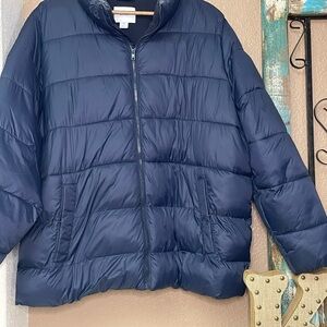 Old Navy Navy Blue Puffer Jacket